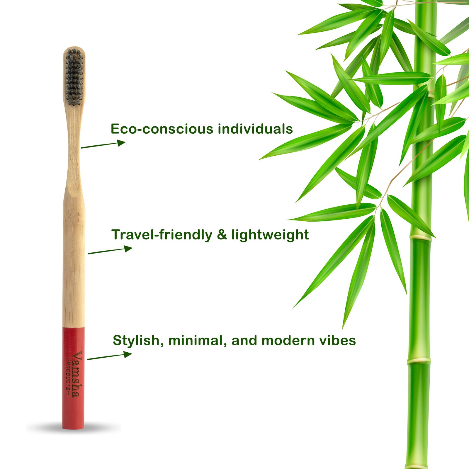 Round Handle Bottom Charcoal Bristles (pack of 2) - Image 4